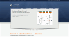 Desktop Screenshot of andrewresearchgroup.com